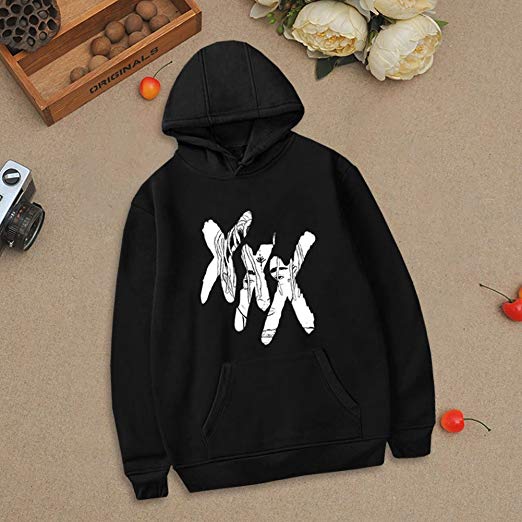 Unisex Xxxtentacion Pullover Hoodie XXX Cool Rap Graphic Sweatshirt ...