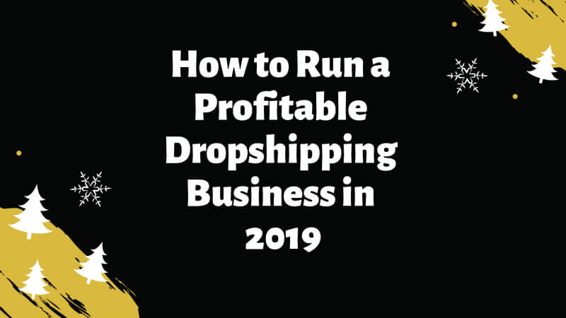 How to Run a Profitable Dropshipping Business in 2019