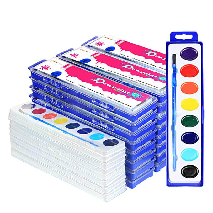 Water Color Oval Paints 1