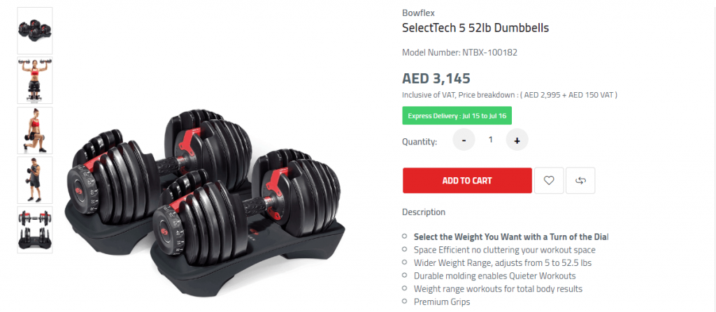 Bowflex Dumbbells