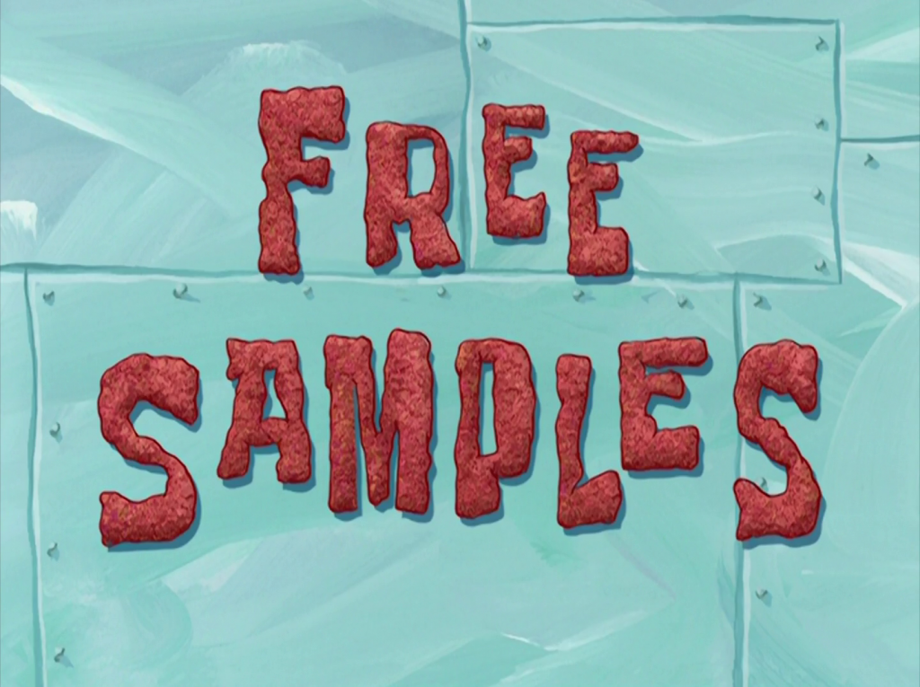 Free Samples title card