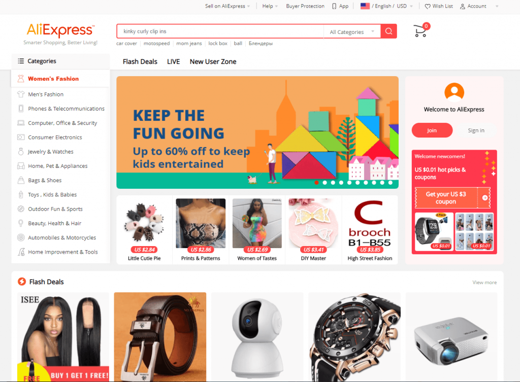 Do aliexpress to  dropshipping listings by Zeeshan561