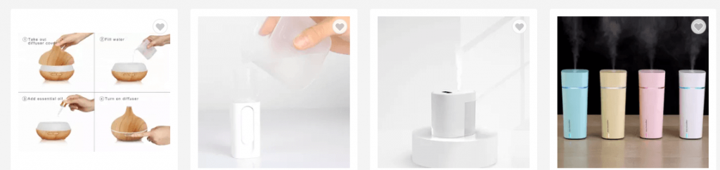 Mini air humidifier