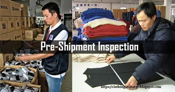 Pre-shipment inspection