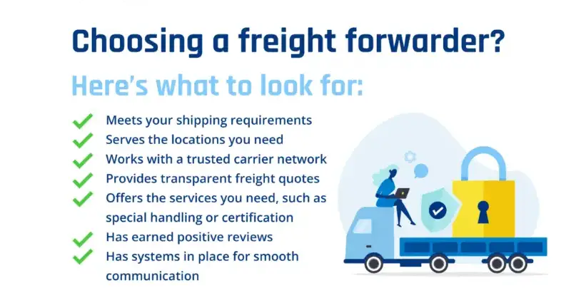 Using freight forwarders situated in your region