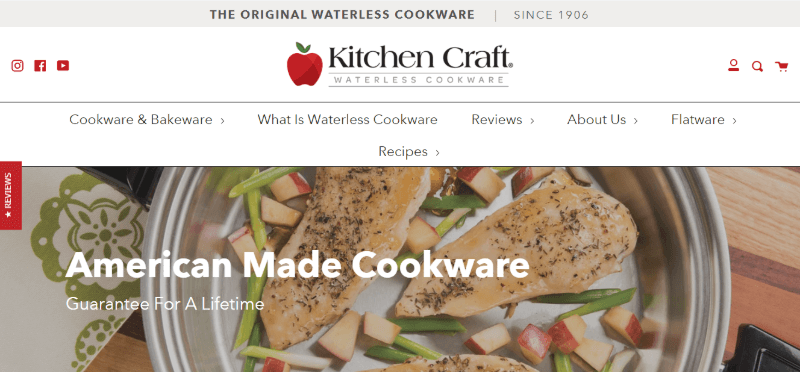 13. Waterless Cookware