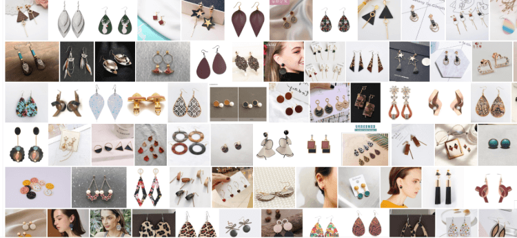 Wholesale Leather Earrings Bulk Faux Leather Earrings From China   Nihaojewelry