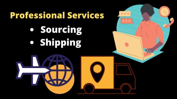 sourcing and shipping