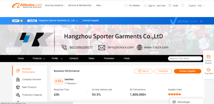 Hangzhou Sporter Garments