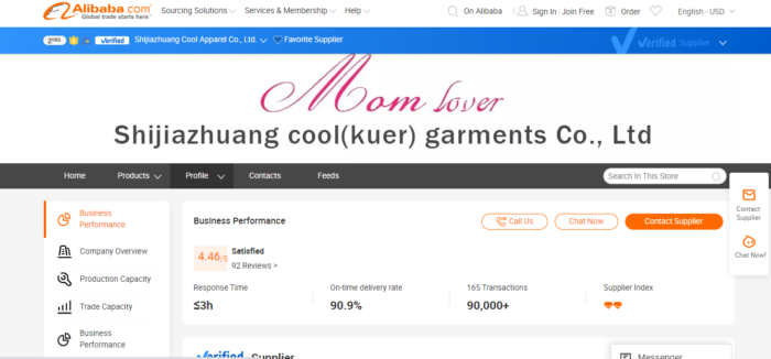 MomLover ShiJiazHuang Cool Apparel Co. Ltd.