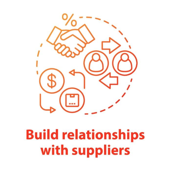 Benefits of having a good relationship with suppliers