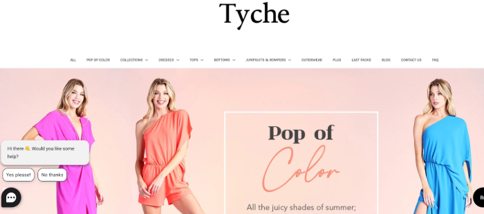 Tyche Wholesale Clothing USA No Minimum Order