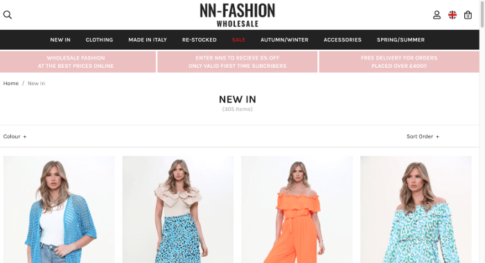 NN Fashion Wholesale Wholesale Clothing For Boutique Owners in UK