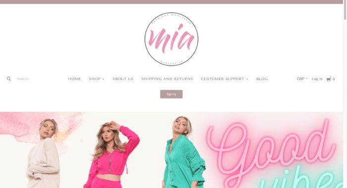 M.I.A Fashions Wholesale Wholesale Clothing For Boutique Owners in UK
