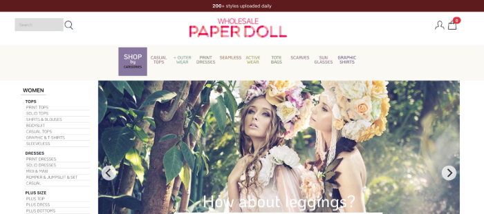 Paperdoll Wholesale Wholesale Clothing USA No Minimum Order