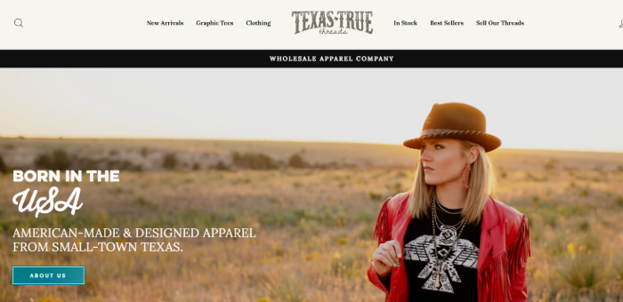 Texas True Threads Clothing Wholesalers in Texas
