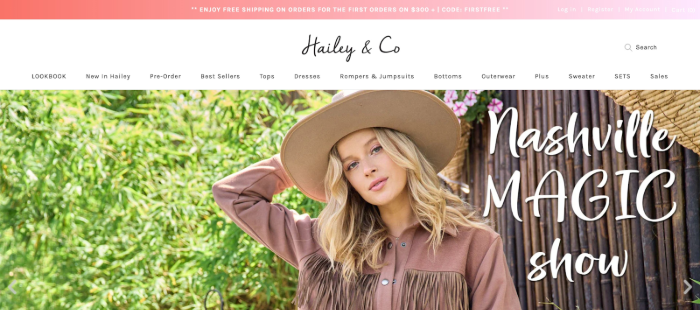 Hailey & Co Wholesale Clothing USA No Minimum Order