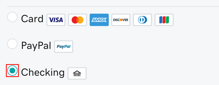 payment methods