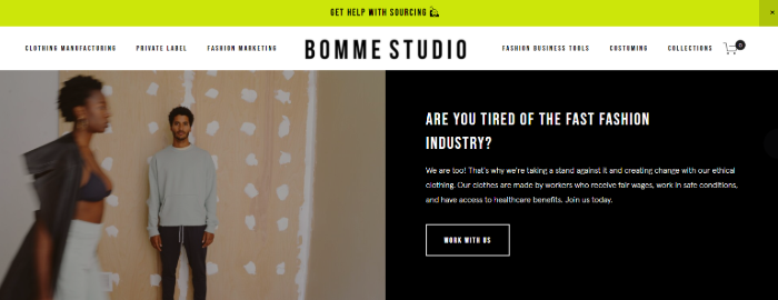 Bomme Studio Clothing Manufacturers in Los Angeles