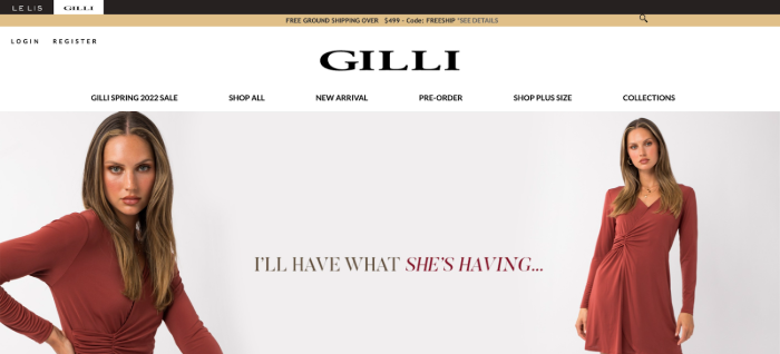 Gilli Clothing Wholesale Distributors
