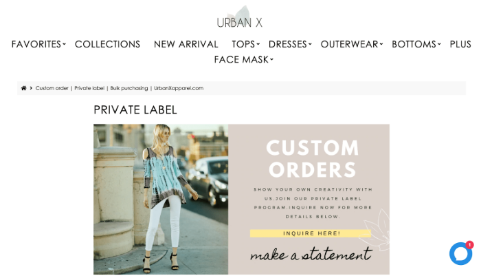UrbanX Custom Clothing Wholesalers