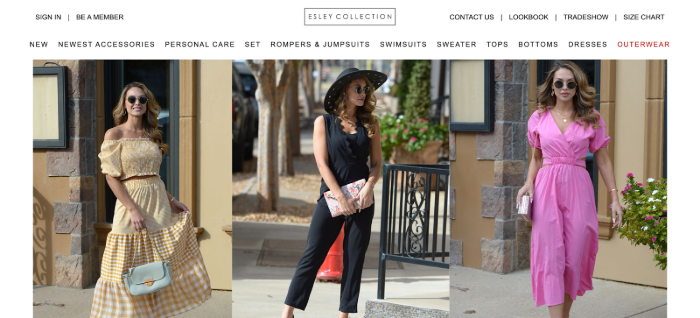 Esley Collection Clothing Wholesale Distributors