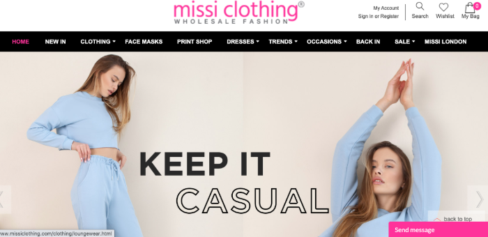 Ropa casual al online por mayor