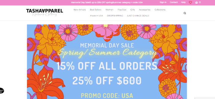 Tasha Apparel Plus Size Wholesale Vendors