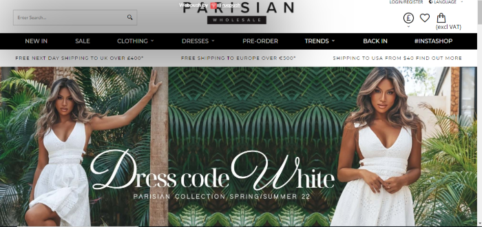 Parisian Wholesale Boutique Suppliers In UK