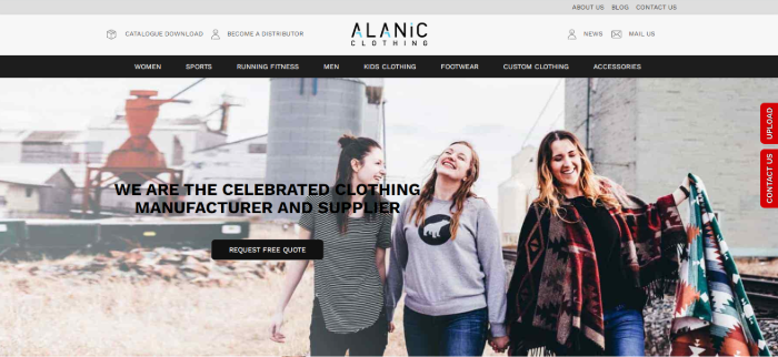 Alanic Clothing Clothing Manufacturers in Chicago