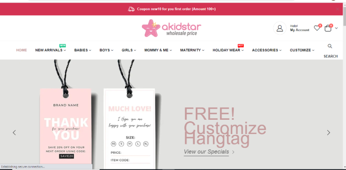 Akidstar Wholesale Baby Clothes Vendors