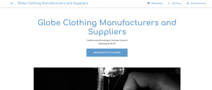 Globe Clothing Manufacturers and Suppliers Clothing Wholesalers in South Africa