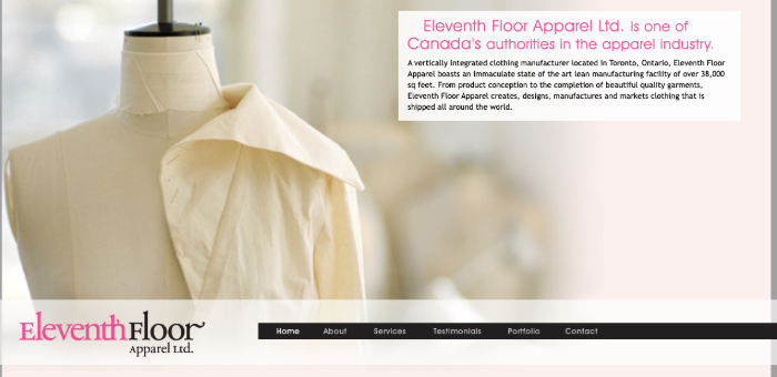 Eleventh Floor Apparel Clothing Manufacturers in Toronto