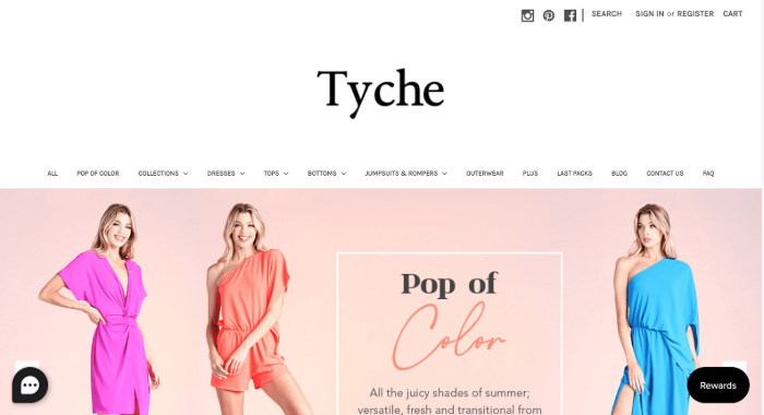 Tyche Wholesale Clothing in California