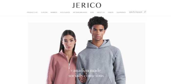 Jerico Clothing Clothing Manufacturers in Canada