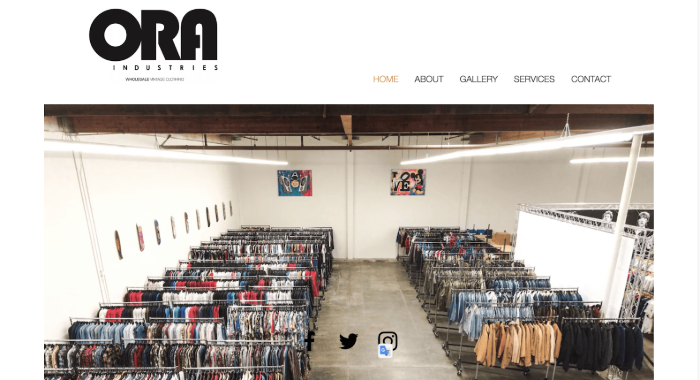 Ora Industries Wholesale Clothing in California