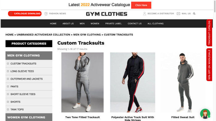 Gym Clothes Jogger Suits Wholesale