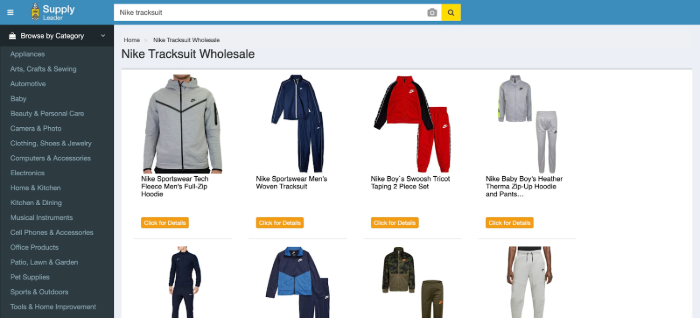 Supply Leader Wholesale Nike Sweat Suits