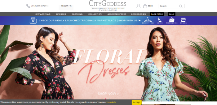 CityGoddess Clothing Vendors in the USA