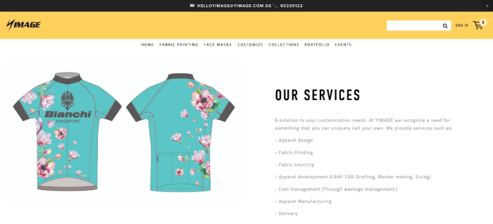 Yimage Singapore PTE. LTD Clothing Manufacturers in Singapore