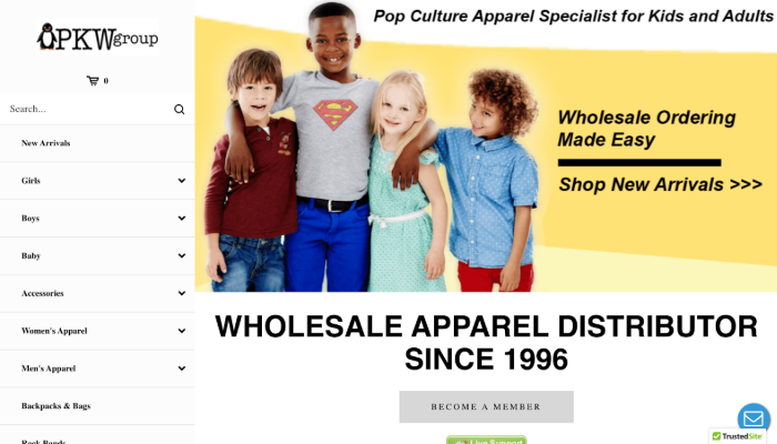 The PKW Group Wholesale Children's Clothing in Los Angeles CA
