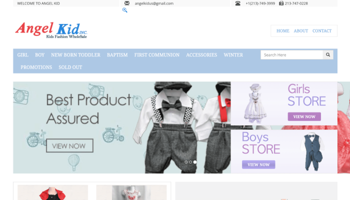 Angel Kid Fashion Wholesale Children's Clothing in Los Angeles CA