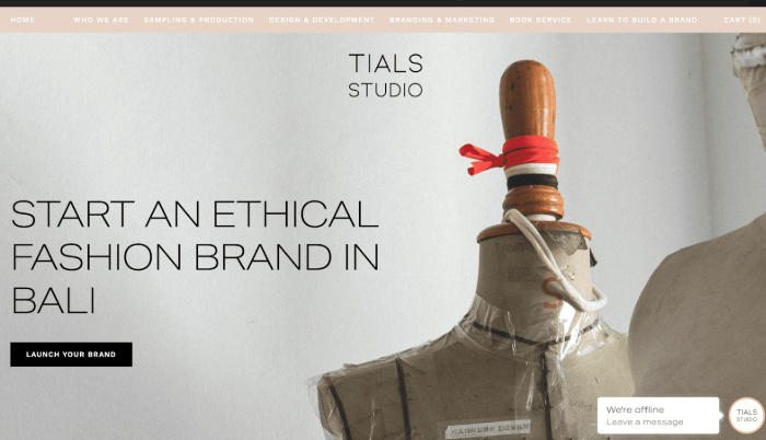 Tial Studio Clothing Manufacturers in Bali