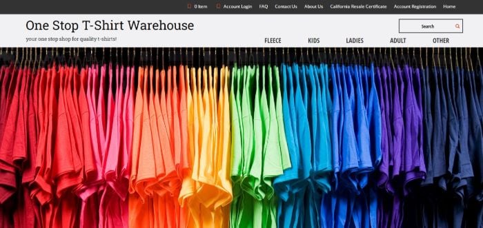 One Stop T-shirt Warehouse 