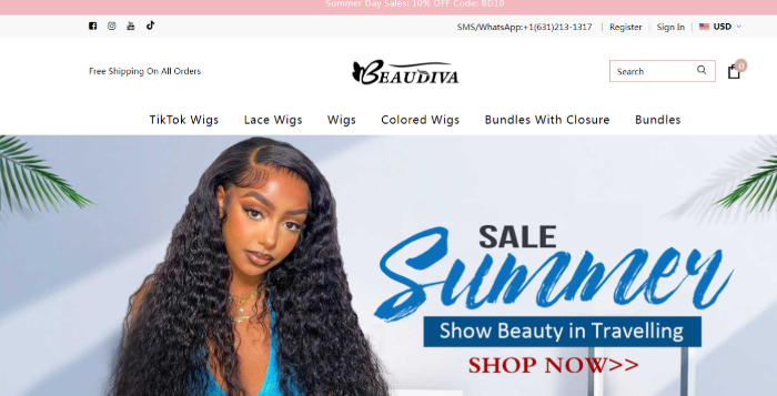 BeauDiva Pro Store Dropship Wigs