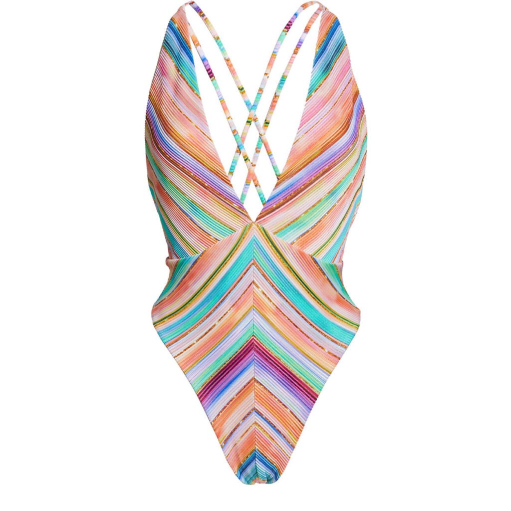 swimsuit guide spring one piece plunged neckline
