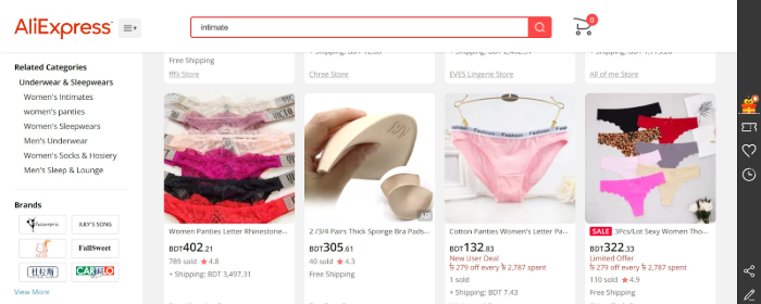 Shop for Intimate Apparel at Bare Necessities. Free Shipping!