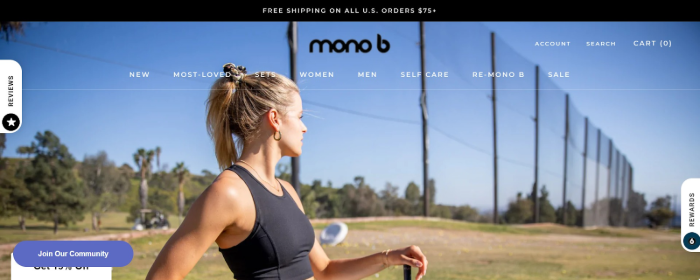 Mono B Clothing Distributors