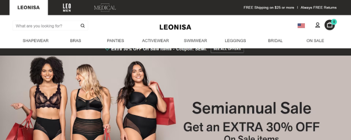 Leonisa Brand Clothing for Women: Bras, Panties, etc.