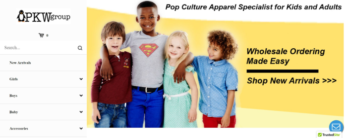 Licensed children's 2024 clothing wholesale